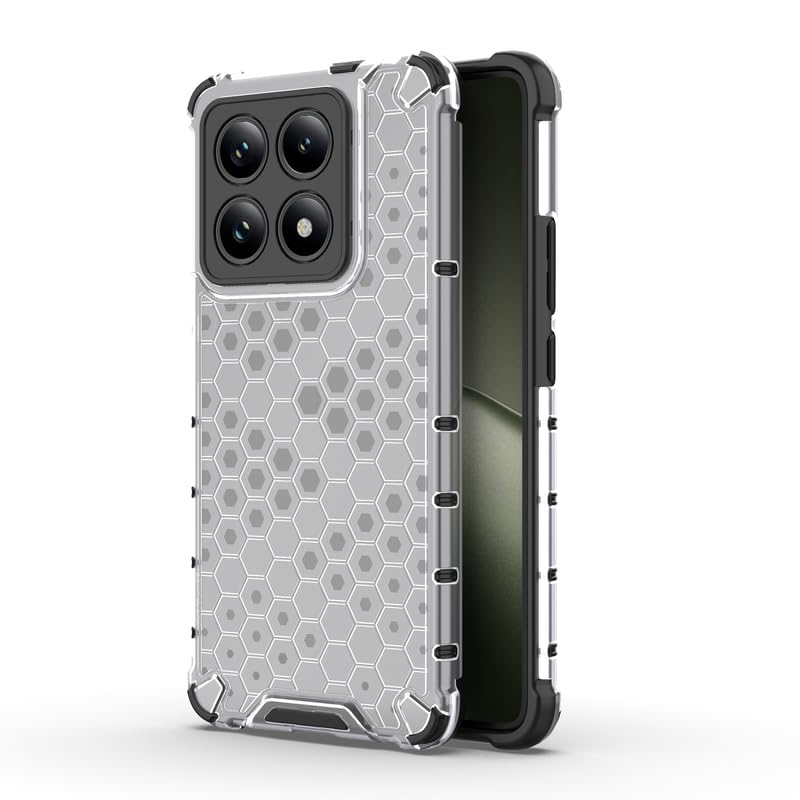 Image of Plastic Bumper Back Case Cover for Xiaomi 14T / Mi 14T 5G (Transparent)