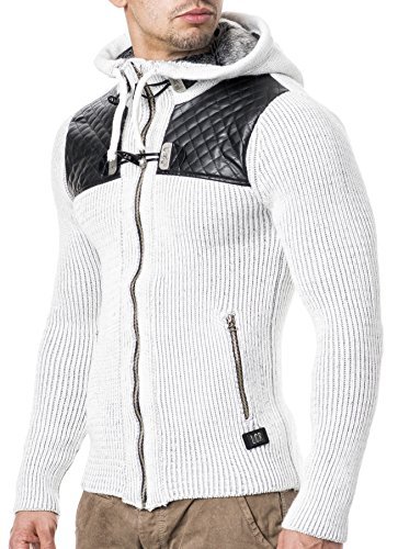 LCR Men's High Collar Hoodie - Grey - S