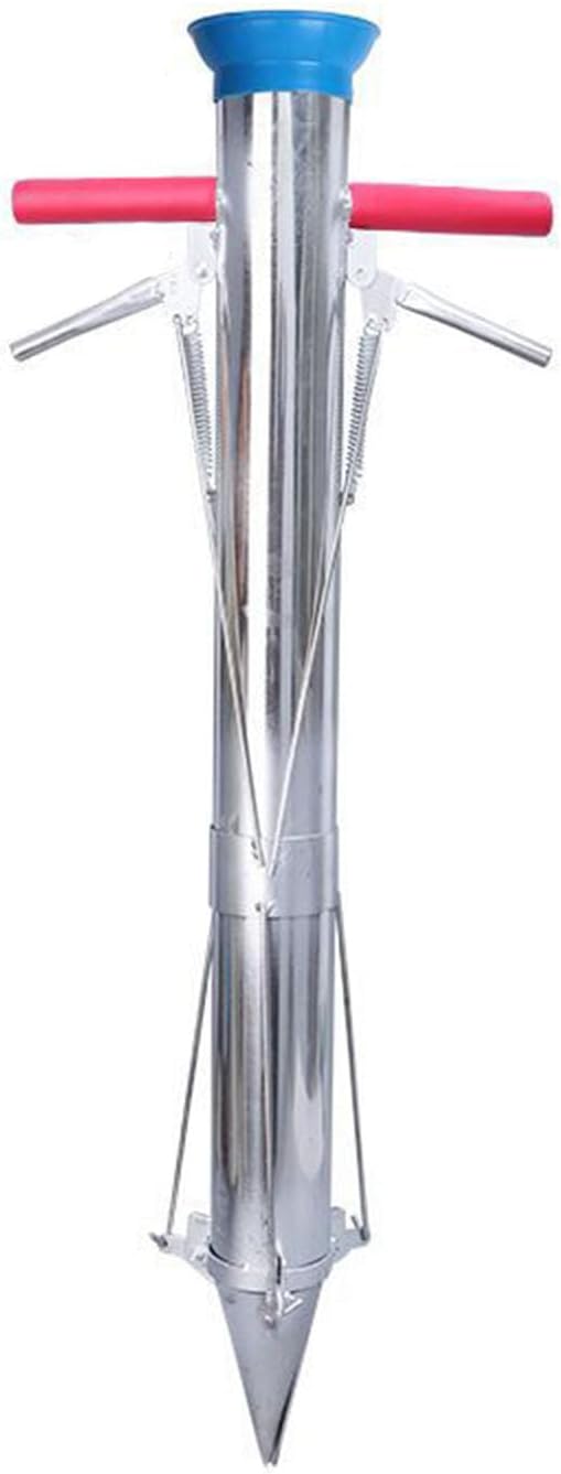 Long Handled Bulb Planter Tools and Vegetable Seedling, Stainless Steel Manual Plant Transplanter Planter Garden Tool for Garden Greenhouse