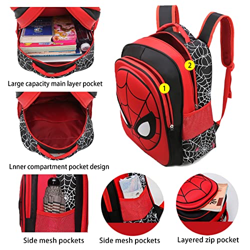 Meiju Children Under 8 Years Old Backpack Schoolbag 3D Waterproof Cartoon Animation Primary School Schoolbag Large Capacity Book Travel Bag……… #TOP5
