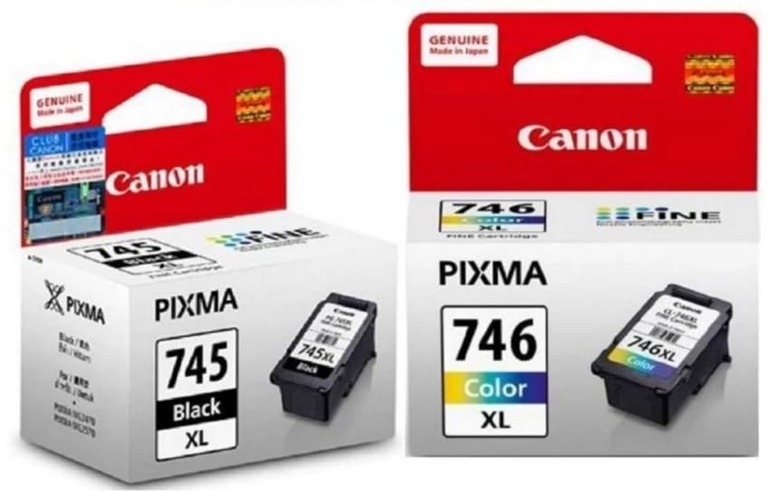PG-745XL and 746XL Black and Color Combo Pack Set of 2 Compatible with Canon Printer-image-33