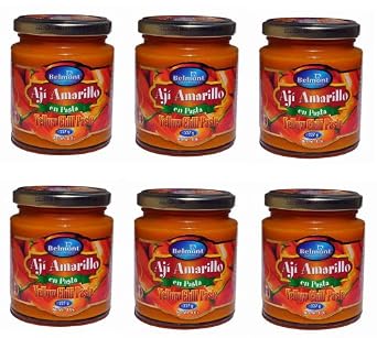 Belmont Aji Amarillo Hot Yellow Pepper Paste 8oz - 6 Pack