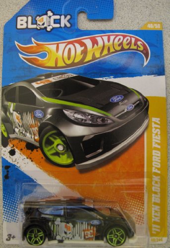 Hot Wheels 2011 '11 Ken Block Ford Fiesta #40 BLACK New Models
