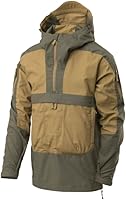 Helikon-Tex Tracer Anorak Jacket: Camo Tactical Military Shell, Unisex Oversized Fit, 8 Pockets, Ventilation Vents