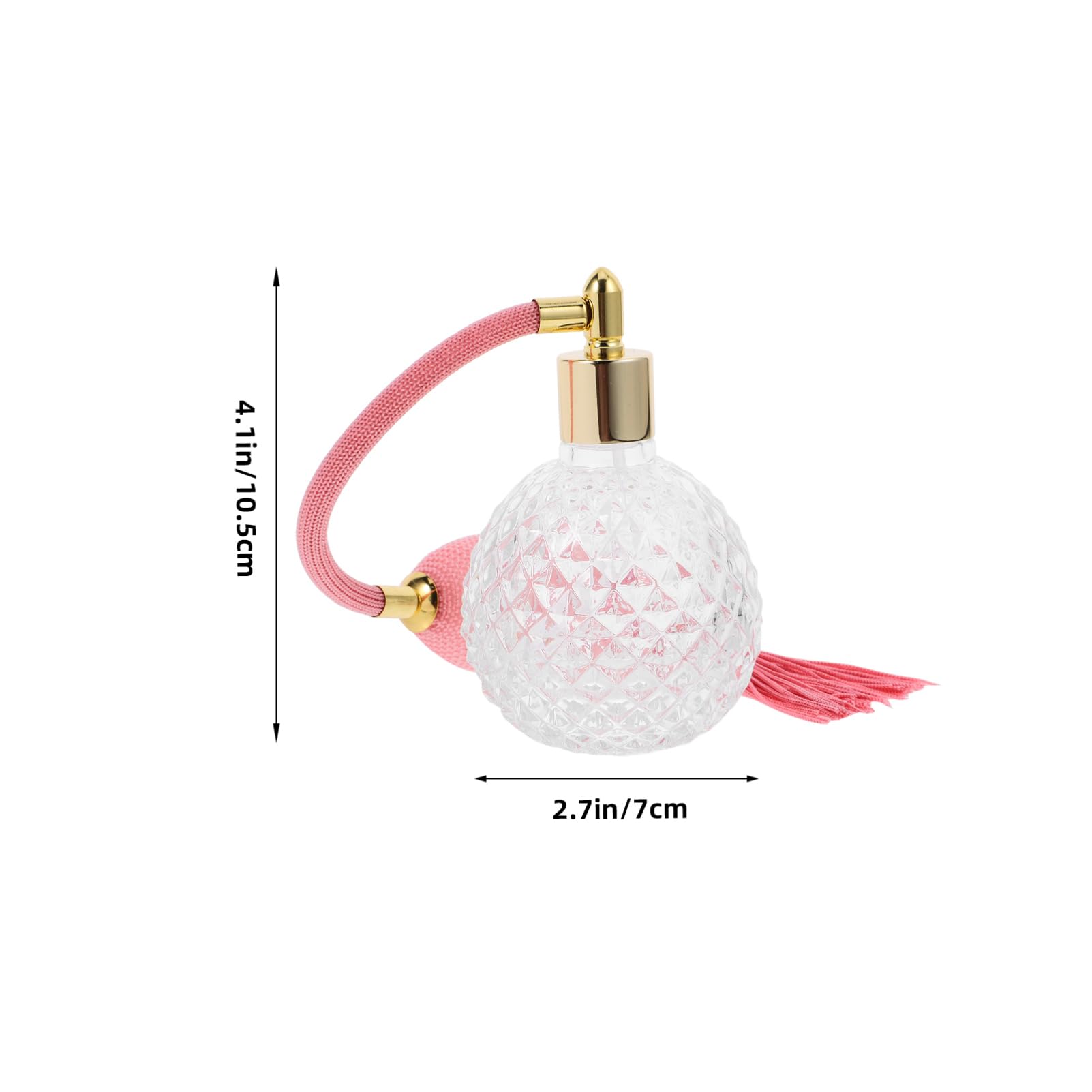VALICLUD Pulverizador De Perfume Vacío Recargable De 100 Ml En Vidrio Acabado Fino, Adecuado Para Decoración y Uso Personal