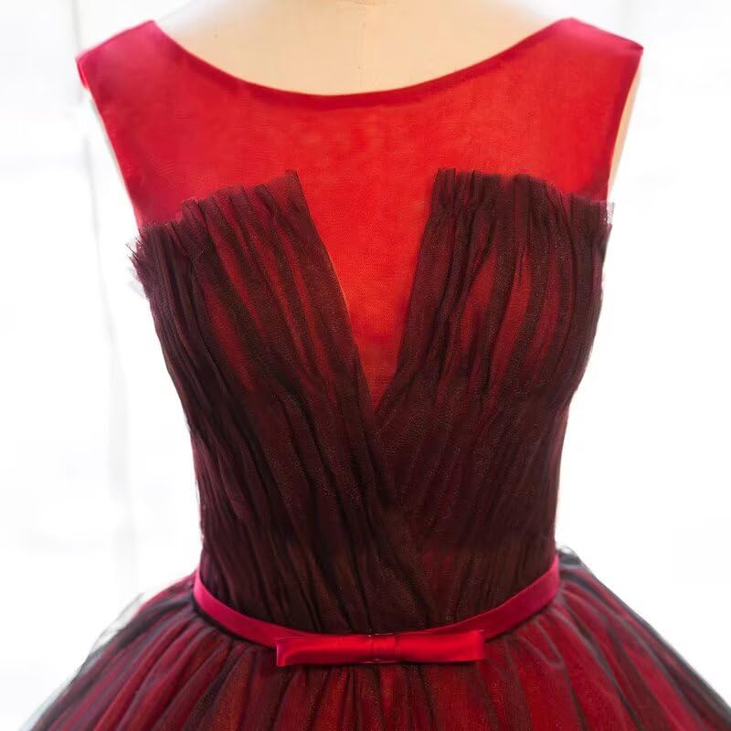 3D Flower Ball Gown Quinceanera Dresses Gothic Black Tulle Sweet 16 Masquerade Princess Dresses4