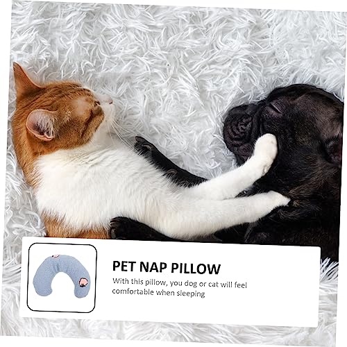 Almohada para cuello de felpa con soporte protector cervical 5