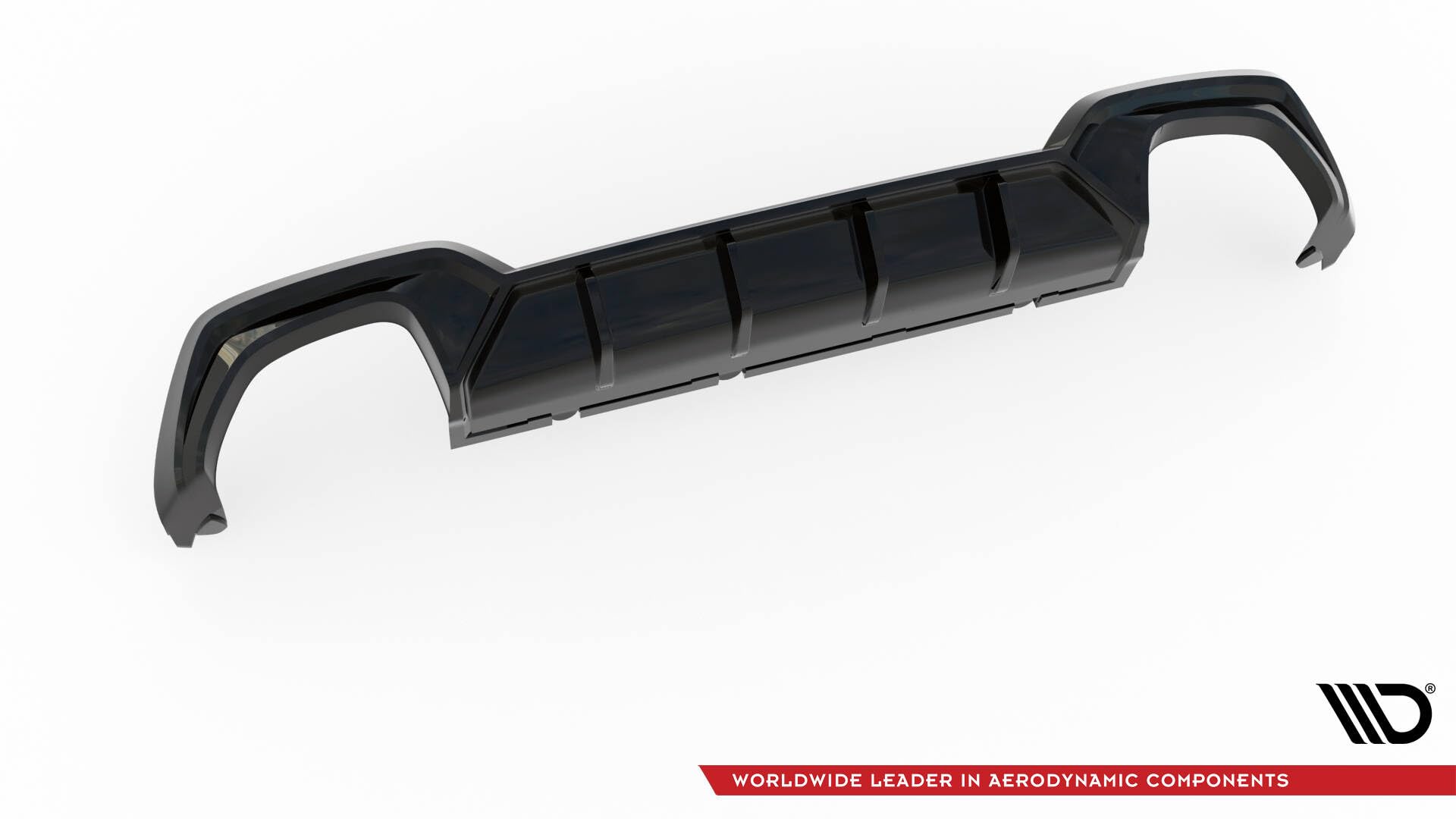 Maxton Design Heckdiffusor für BMW M340i G20 / G21 2018-2022 Hochglanz schwarz