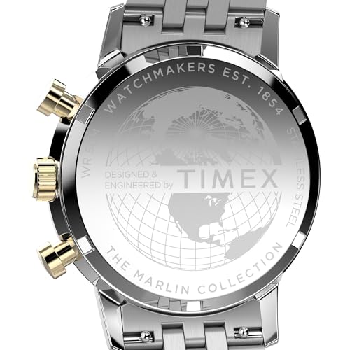Image of TIMEX Marlin Champagne Round Dial Analog Men Watch - TWEG26713