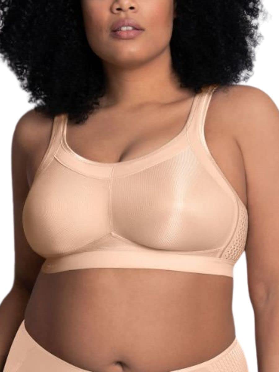 Anita Active Momentum - Sujetador deportivo para mujer, Beige (Desert 753), 100D EU