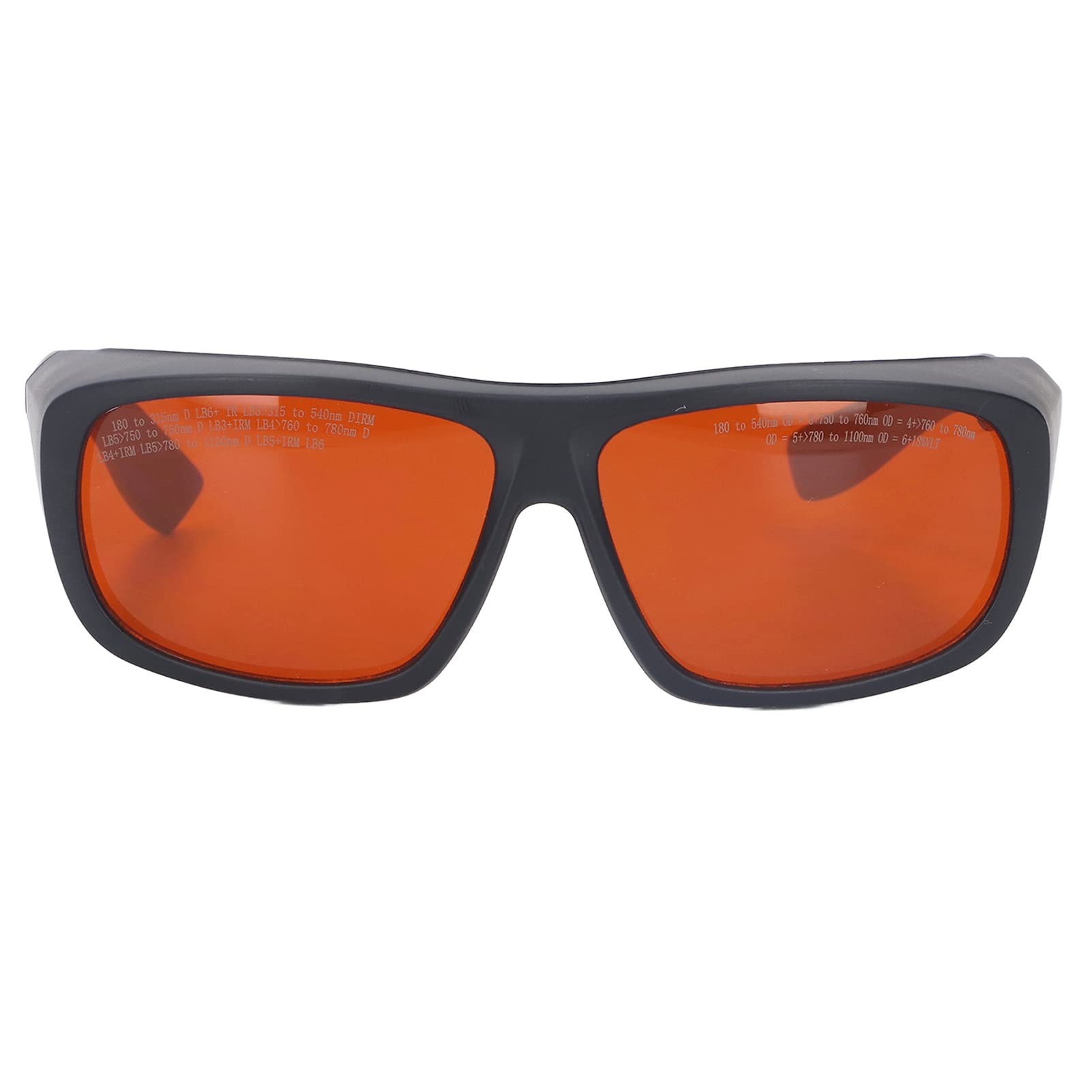 Cocoarm Laserbrille, PC-Brille, Blendfrei, 180 Bis 540 Nm, 750 Bis 1100 Nm, Schnelle Lichtreaktion, Kratzfeste Oberfläche für Glasfaserprojekte, Techniker und Laborbenutzer