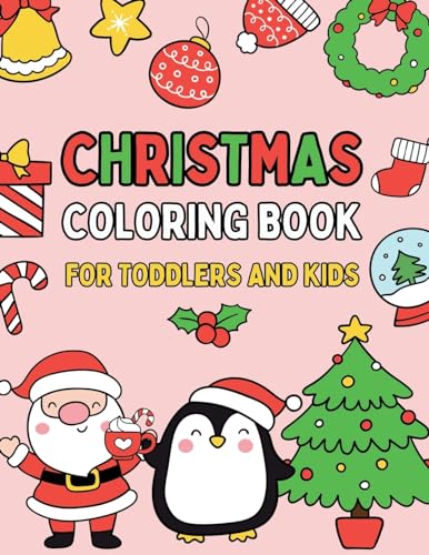 Christmas Coloring Book for Toddlers and Kids: 50 Easy Christmas Coloring Pages (Enchanted Christmas Coloring) image 3