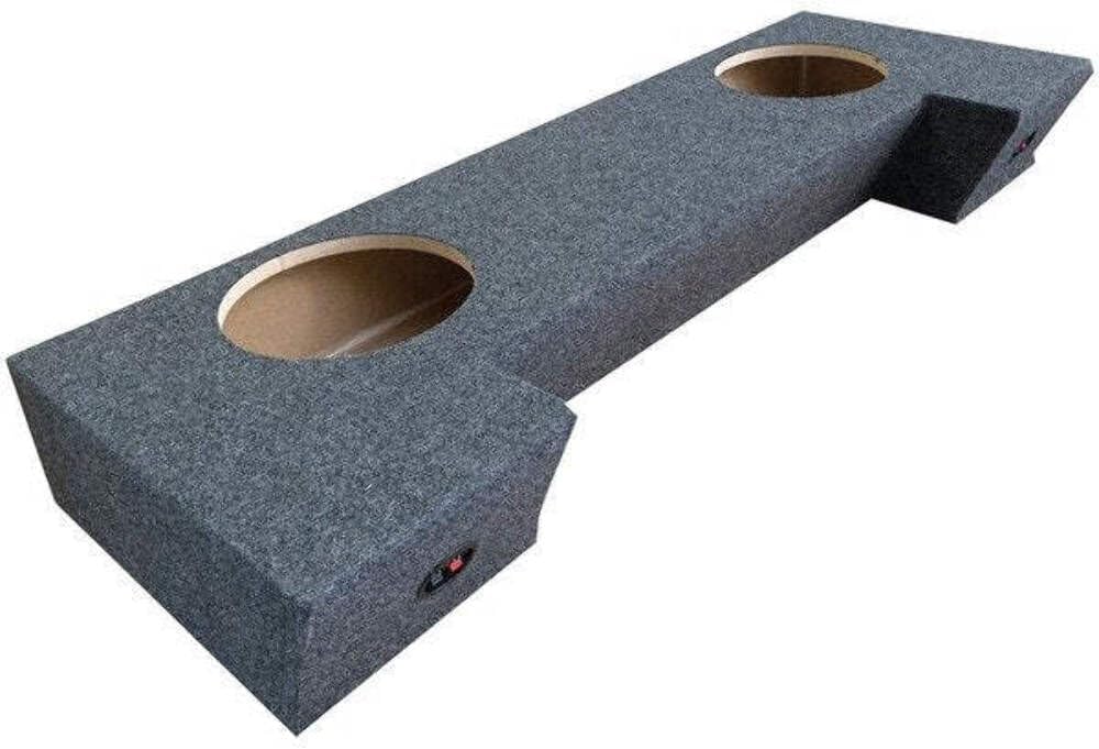 Atrend A202-12CP19 Dual Sealed Carpeted Enclosure for Dodge Ram Quad Cab 2019 and Up (12 Inch), Black