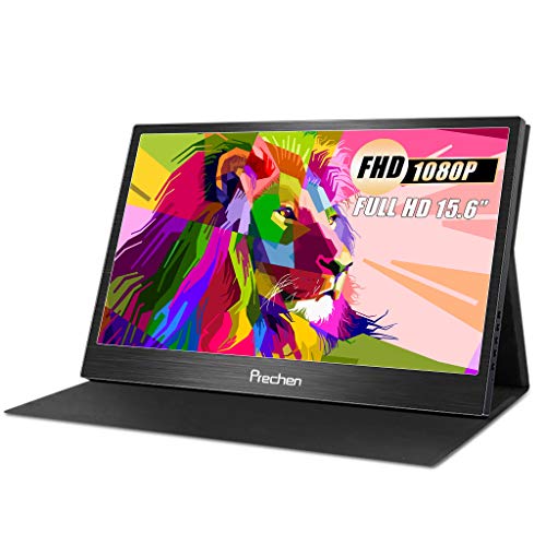 Prechen Portable Monitor 15.6 USB Portable Display 1920x1080 with Dual HDMI Compitable