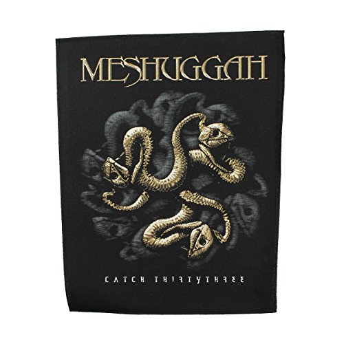 XLG Meshuggah Catch 33 Back Patch Metal Band Music Album Jacket Sew On Applique