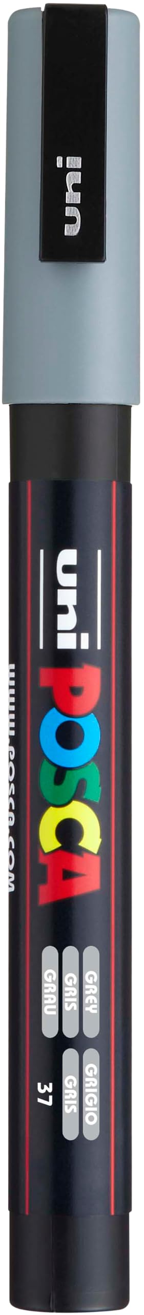 Uni-Ball Posca Fine Bullet Tip Marker - Grey