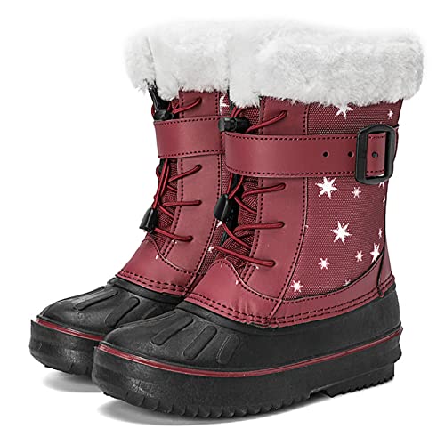 Children Shoes Snow Boots Girls Boys OutdoorBoots Warm Boots With Cotton Snow Boots Kids Leather Shoes4