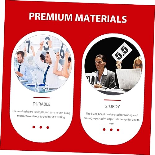 SHINEOFI 4 piezas pizarras borrables para deportes miniatura 3