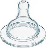 Bico Universal Redondo para Mamadeira, 100% Silicone, Tamanho Grande (1)