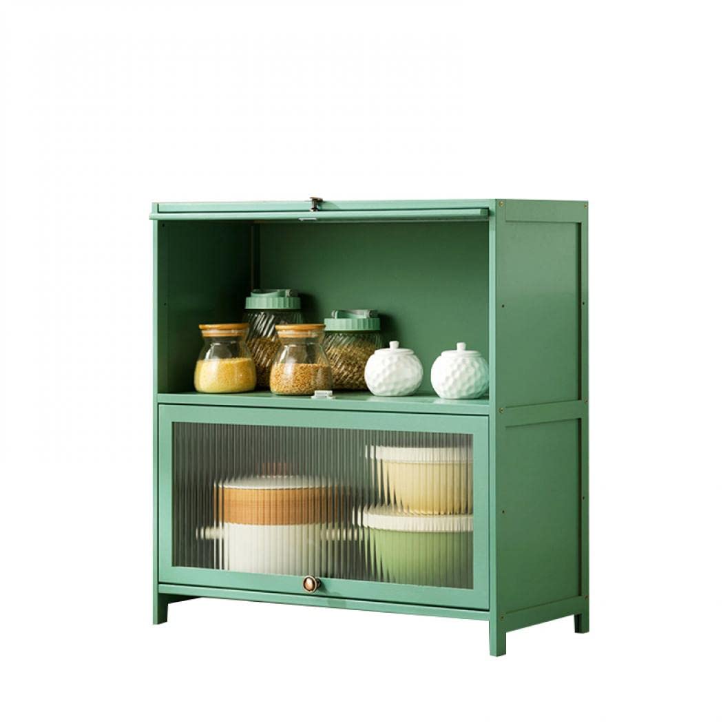 Amazon｜EREVNPAM 食器棚 キャビネット チェスト 小型 中型 2段 3段 4