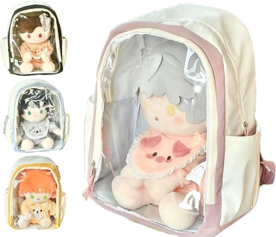 Amazon.co.jp: 40cmぬいぐるみ入れ 推し活 バッグ リュック 透明