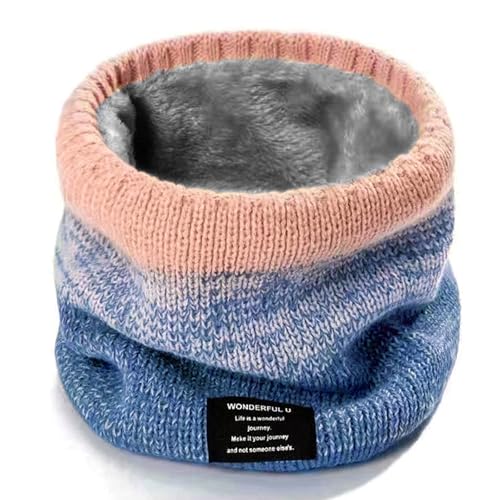 Ya en mundofriki.es: Falafoty Bufanda de Invierno para Niños Adultos Calentador de Cuello Bufanda Redonda, Forro Polar Bufanda Térmica A Prueba de Viento para Otoño Invierno Deporte Al Aire Libre Bufande´ (Rosa azul)