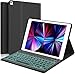 iPad Keyboard Case for iPad 10.2 2019-7th Generation iPad - iPad Pro 10.5(Air 3) - 7 Colors Backlight, Magnetically Detachable Wireless Keyboard - Folio Cover for New iPad 10.2" Inch, Black
