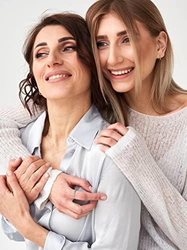 To My Daughter Ring From Mom - Highs and Lows Wave Ring, Adjustable Zircon Mother Daughter Jewelry, Christmas Gifts 20243