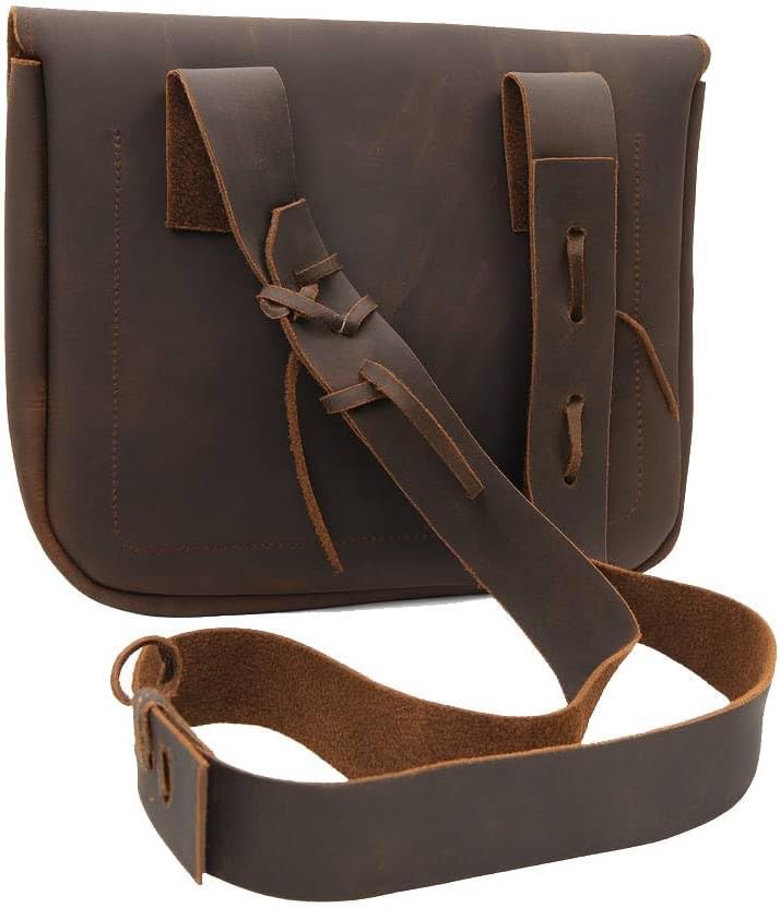 Muzzle-Loaders™ Leather Possibles Bag - Leather Muzzleloaders Shooting Bag - MZ1202 - Image 2
