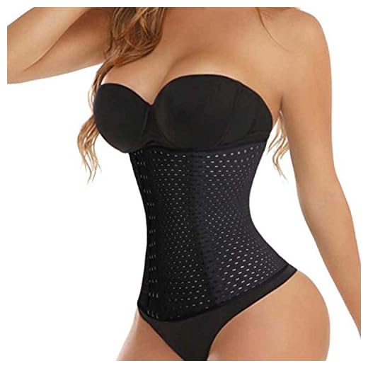 Waist Trainer for Women Corset Shapewear Tummy Control Body Shaper with Adjustable Hooks Waist Cincher Girdle
