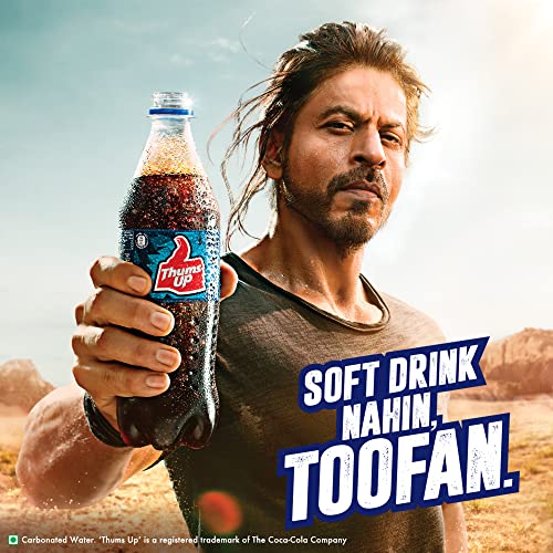 Image of Thums Up Cola Cold Drink | Soft Drink With Strong Taste | Spicy & Fizzy Cold Drink | Pet Bottle, 1 L