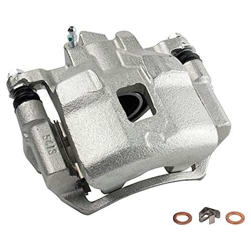 Image of TRQ Front Right Brake Caliper w /Bracket Passenger Side