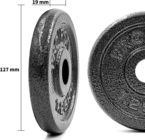 PROIRON Poids Musculation,φ25mm/φ30mm,1.25kg,2.5kg,5kg,10kg,Musculation Poids Disque,Femme,Homme – Image 6