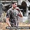 LE11 Men’s Real Jungle Tree Print T-Shirt, Camouflage Camo T Shirt for Gym, Training & Running, Breathable Lightweight Summer Top, Short Sleeve Hunting T-Shirt, Plus Size S–5XL, Assorted Shades - 5XL #5