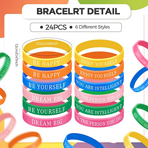 Sabary Set de 48 lápices motivacionales con pulseras miniatura 3