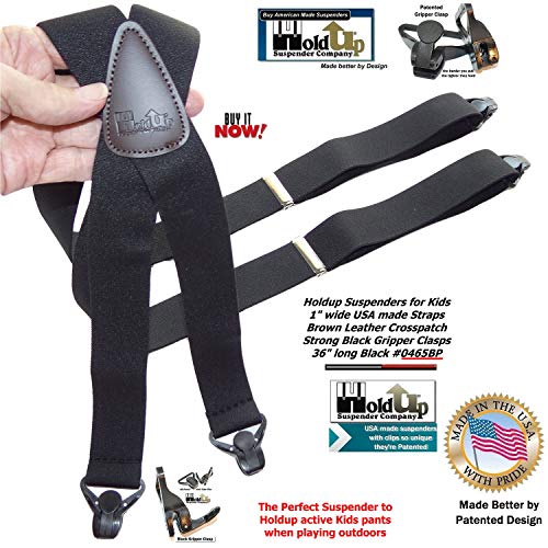 Hold-Up Suspender Company Boys Suspenders for boys with USA Patented Composite Gripper Clasp2