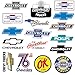 Chevrolet Branding 50ct Vinyl Large Deluxe Stickers Variety Pack – Laptop, Water Bottle, Scrapbooking, Tablet, Indoor/Outdoor