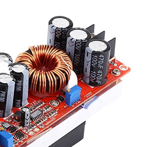 1200W DC DC Step Up Boost Converter Módulo de fuente de alimentación de alta eficiencia con ventilador de refrigeración para equipos eléctricos Productos digitales Controlador LED - imagen 2