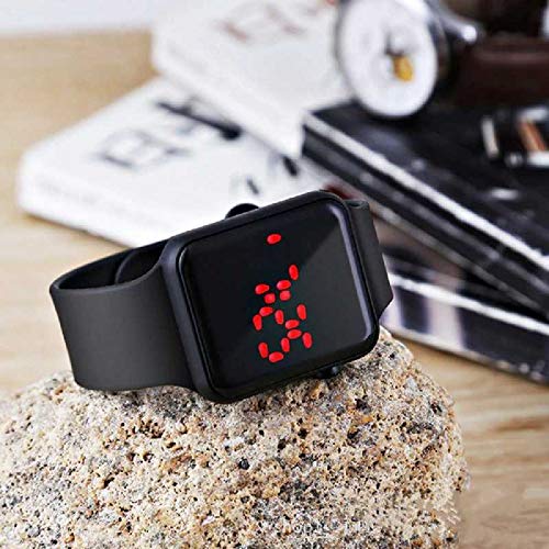 GOLDENIZE FASHION New Kids Digital Date and Time Black LED Watch for Stylish Kids Unisex Birthday Gift Digital Watch for Boys & Girls 3 519Q51ASeIL. SL500