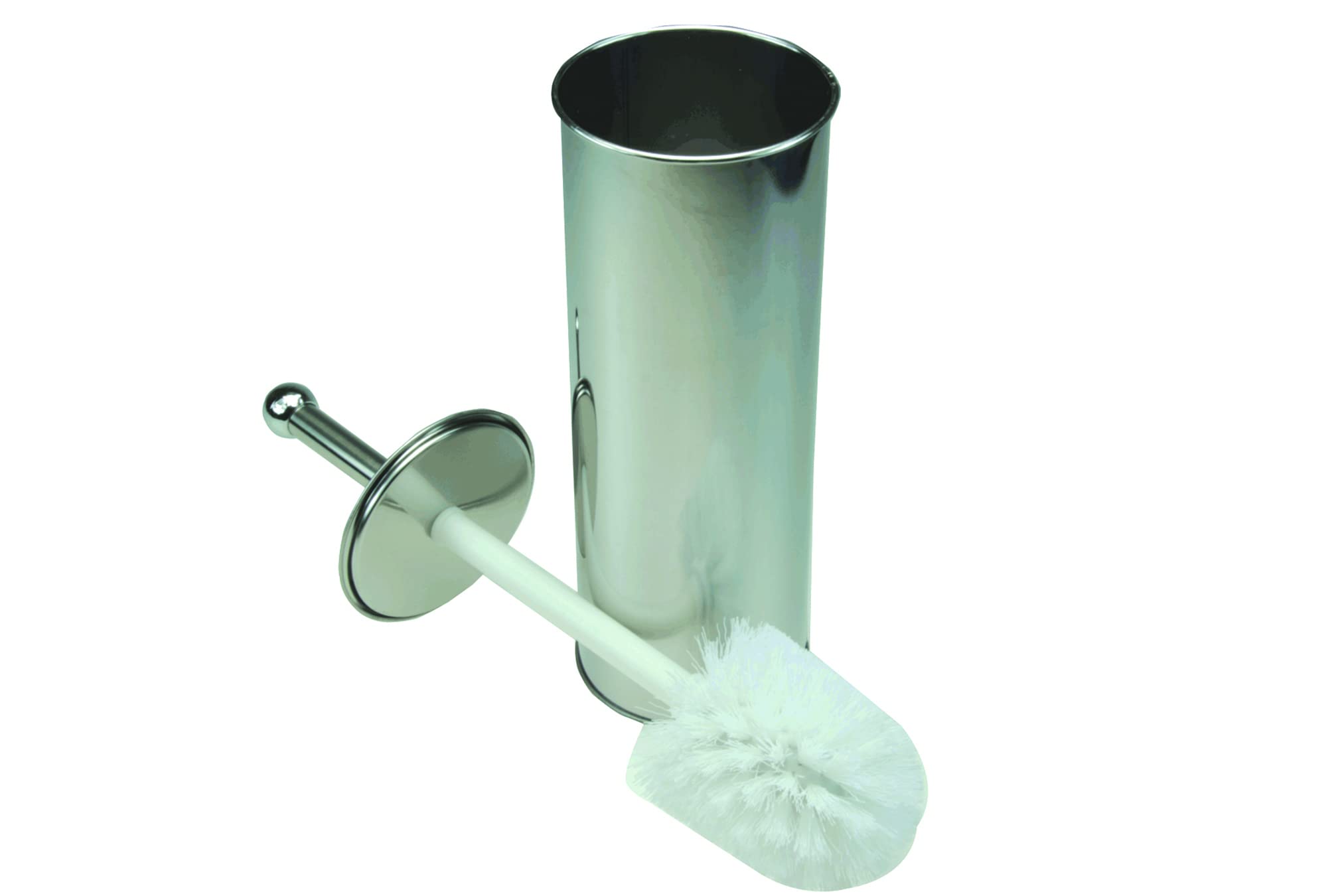 APOLLO THE HOUSEWARES BRAND Toilet Brush Holder Chrome, Stainless Steel, Multi-Colour, L,2513