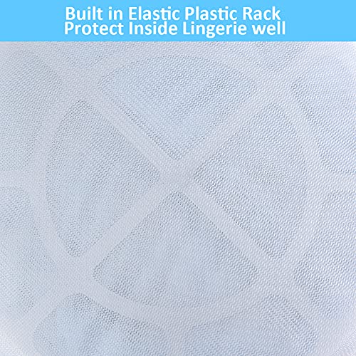 Image of GOGOODA Mesh Laundry Bags for Delicates Durable Protective Wash Bags | Bra Wash Bag Travel Storage Bags for Intimates Lingerie, 4PCS (6.5 * 8in)
