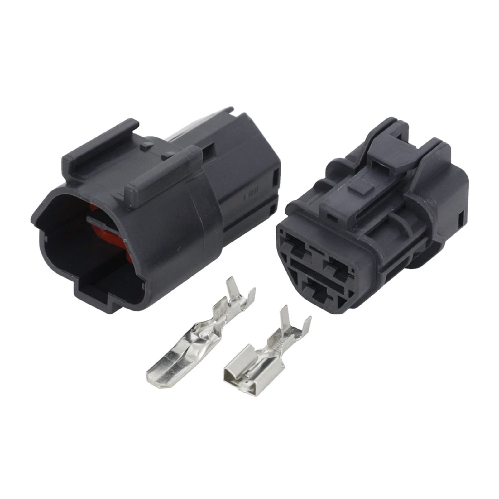 Conector de Conector de Coche a Prueba de Agua de 3 Pines Macho y Femenino con Terminal DJ70353A-6.3-11/21 (Size : 10 Sets)