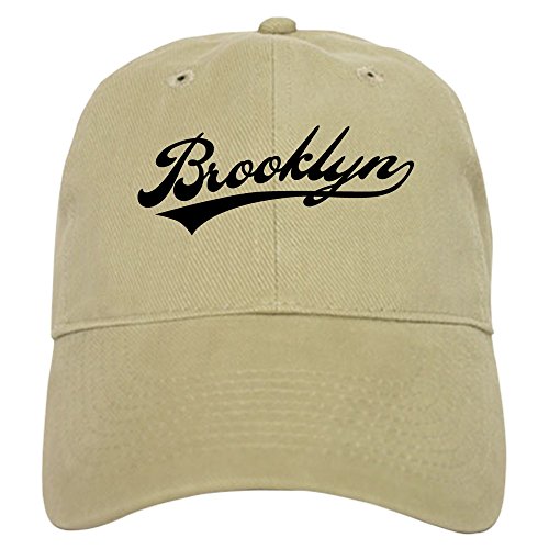 CafePress Brooklyn Baseball Logo Cap Unique Adjustable Baseball Hat Khaki