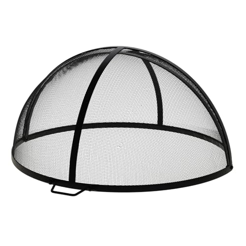Esschert Design Feuerstellengitter Funkenschutz halbkugel faltbar ca. 60 cm x 60 cm x 33 cm