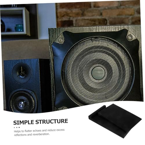 2 Pzs Almohadillas de Espuma Acústica para Aislamiento de Altavoces para Reducción de Ruido miniatura 3