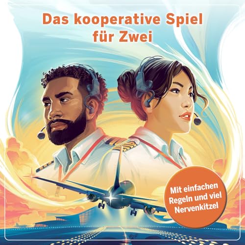 Kosmos 684044 Sky Team - Bereit zur Landung? Spiel des Jahres 2024, kooperatives Spiel für 2 Personen ab 10 Jahre, Strategiespiel, Brettspiel, Gesellschaftsspiel