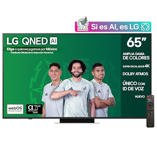 Opiniones y reviews de lg smart tv al mejor precio. 47 LG Pantalla 65 Pulgadas QNED AI QNED83 4K Smart TV webOS 2025 65QNED83ASG |Sistema Operativo webOS | Identificación de Voz AI | Dynamic QNED Color | Dolby Atmos Channels |...