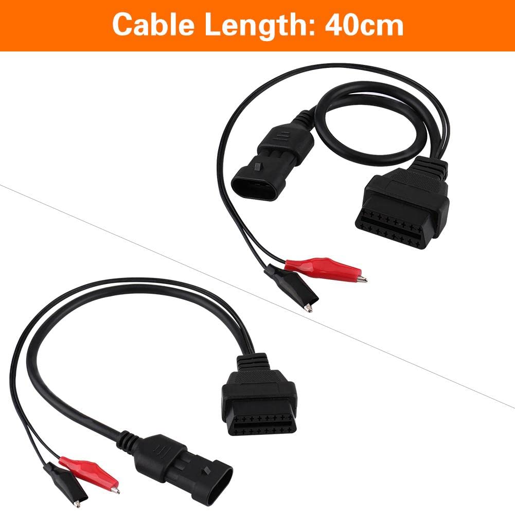 Cavo Di Prolunga OBD2 Q64CS – 16 Pin Maschio-Femmina, Collo Di Cigno Flessibile, 36 Cm, Per Diagnostica Auto - 2