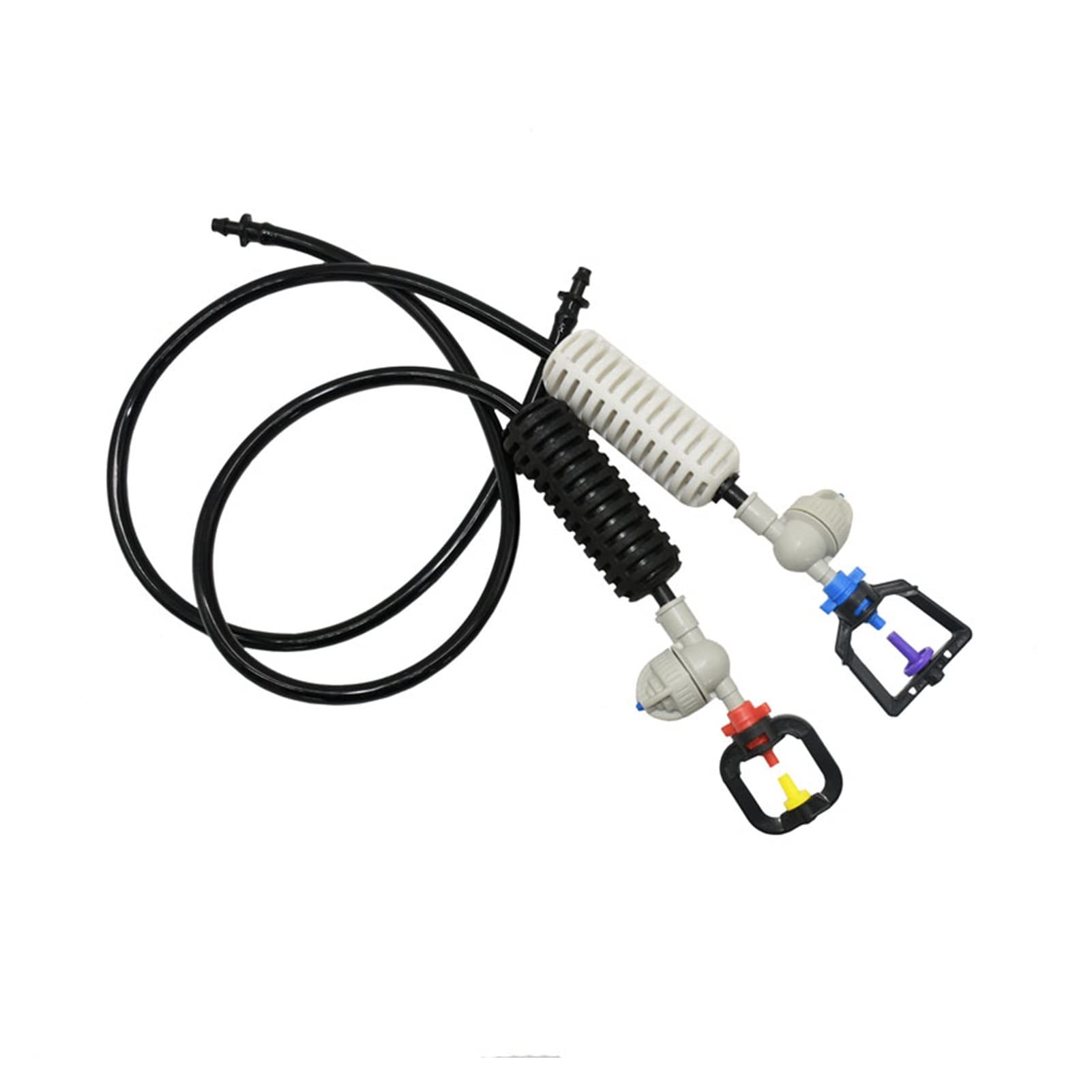 Garten Rasen Sprinkler Bewässerungssystem Hängende Art Refraktion Nebel Sprinkler Spray Wasser Zerstäubung Sprinkler Rasen Garten Bewässerung Kit Pflanzenbewässerung 10 Sets (A)