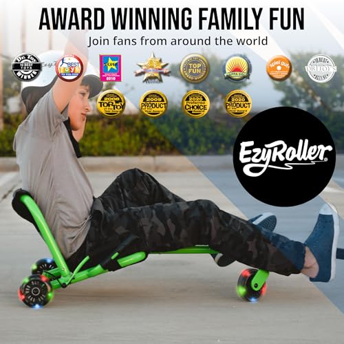 Image of EzyRoller Classic Ride On Scooter and Go Kart for Kids Ages 4+ LED Limited Edition